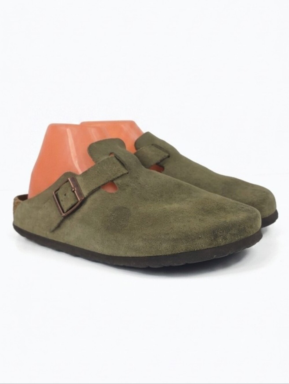 Birkenstock Boston Suede Leather Women's Clogs Size EU 41 -‎ US 10